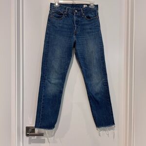 Levi's White Oak Cone Denim Wedgie Icon Ankle Jeans